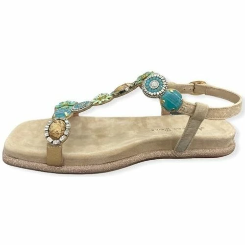 Alma En Pena Sandale Plate Beige Couleur Beige 3 Alma En Pena Sandale Plate Beige Couleur Beige – Image 3